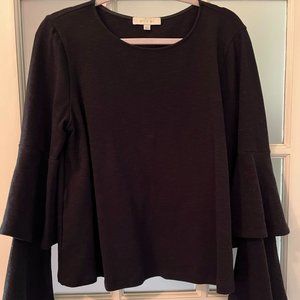 Eri + Ali Flutter Sleeve Top - Size L